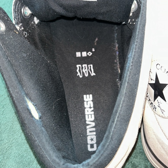 Converse Chuck Taylor All Star White Laced Sneakers Shoes- Size 13 - Picture 7 of 9